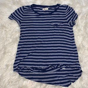 Hollister Blue/White Stripped Shirt